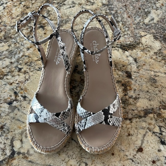 Cute Charles David Wedge Shoes - Picture 2 of 7